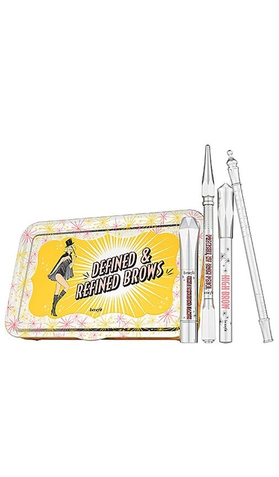 Shop Benefit Cosmetics Defined & Refined Brows Kit In 03 Medium.