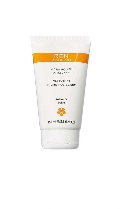 Shop Ren Clean Skincare Radiance Micro Polish Cleanser In N,a