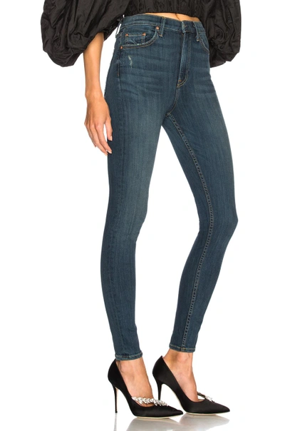 Shop Grlfrnd Kendall High Rise Super Stretch Skinny Jeans In Denim Dark