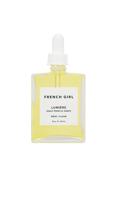 Shop French Girl Lumiere Rose Body Glow Oil In Rose & Ylang