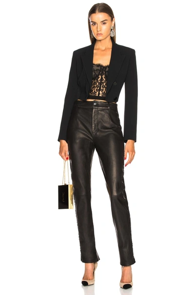 Alexander Mcqueen Alexander Mc Queen Black Lace Corset In Black