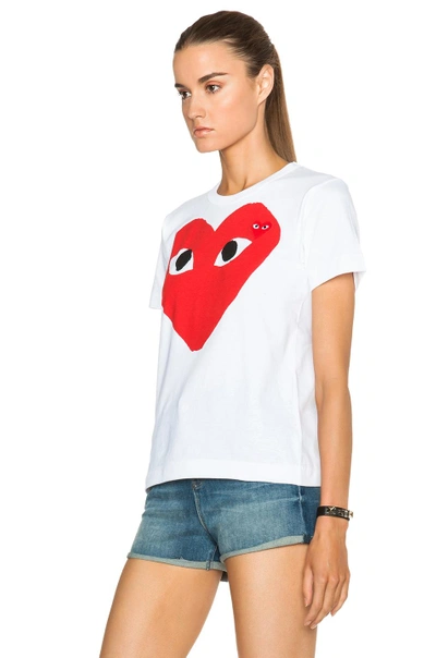 COTTON RED HEART EMBLEM T恤