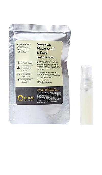 Shop O.r.g Skincare Travel Mineral Peel Face Exfoliant In Beauty: Na.