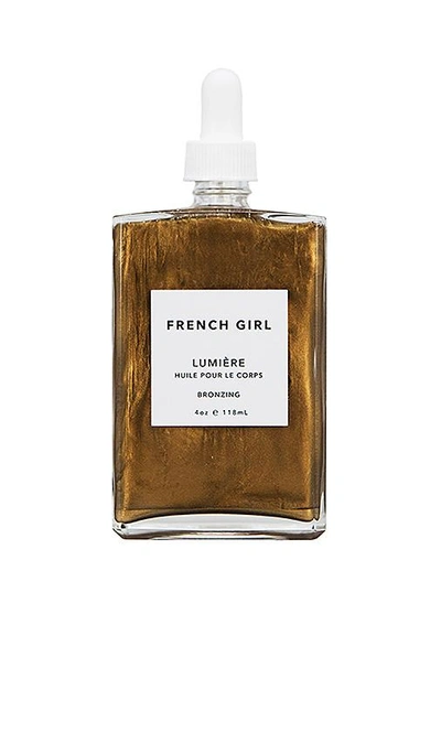 Shop French Girl Lumiere Bronze Shimmer Oil In N,a