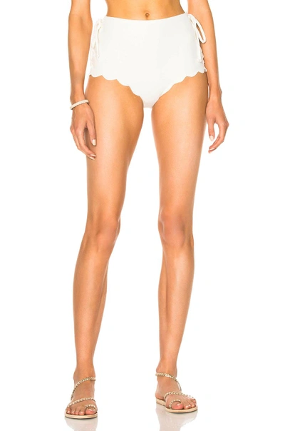 Shop Marysia Swim Palm Springs Tie Bikini Bottom In Off White