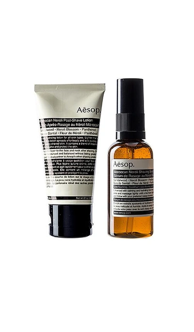 Shop Aesop Moroccan Neroli Shaving Duet In N,a