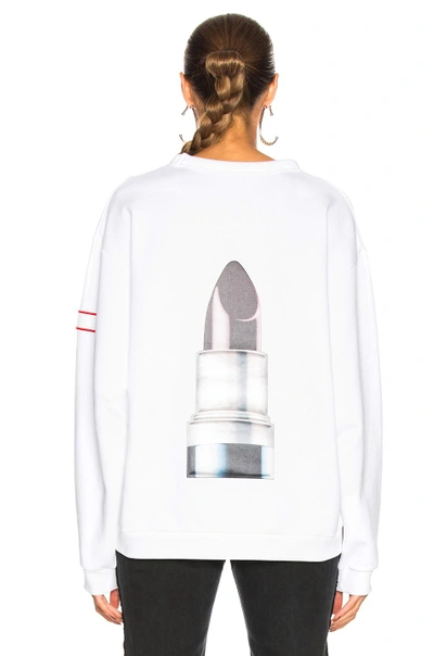 Shop Acne Studios Fire Capsule Sweatshirt In White