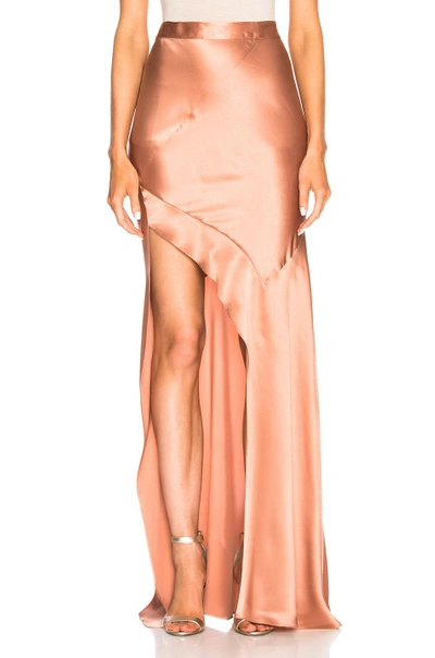Shop Michelle Mason Bias Skirt In Pink