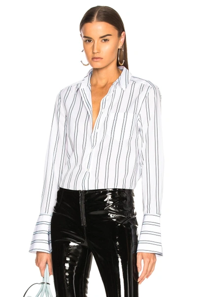 Shop Equipment Huntley Top In Blue,stripes,white