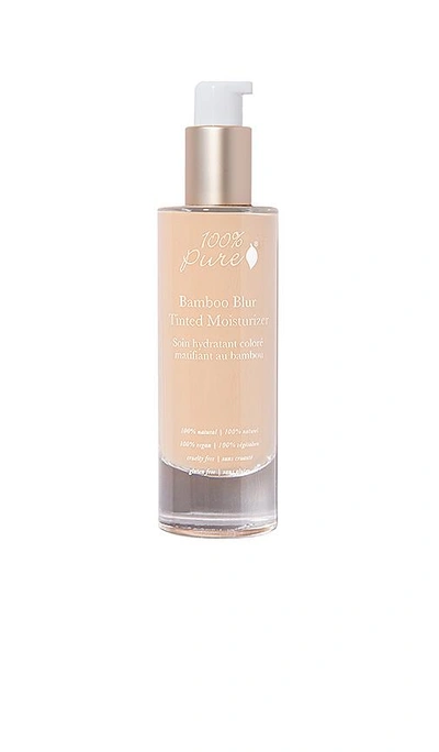 Shop 100% Pure Bamboo Blur Tinted Moisturizer In Creme