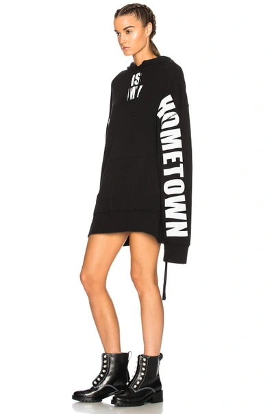 Shop Faith Connexion La Hooded Sweatshirt In Black