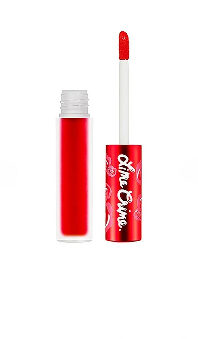 Shop Lime Crime Velvetine Lipstick In Red Velvet