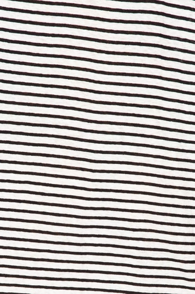 Shop R13 Oversized Striped Boyfriend T In White W Black