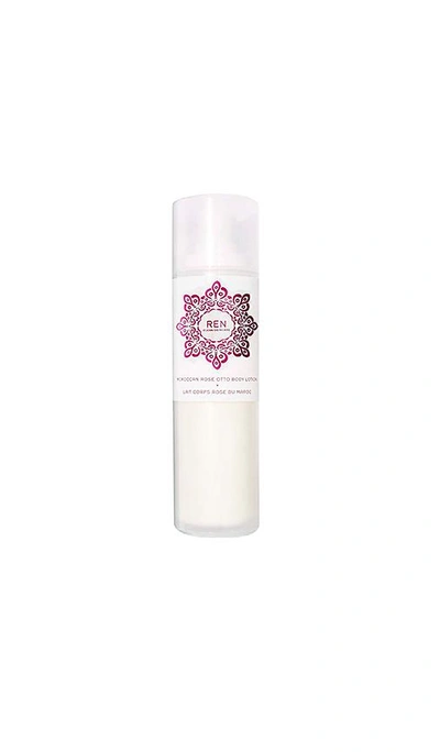 Shop Ren Clean Skincare Moroccan Rose Otto Body Lotion. In N,a