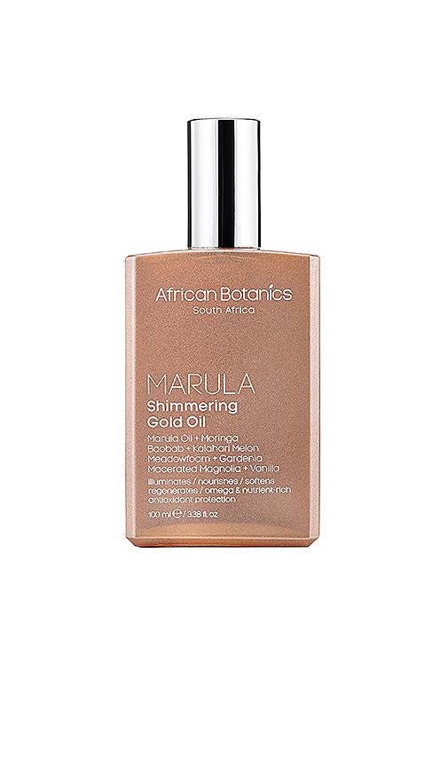 African Botanics Marula Shimmering Gold Oil In N A