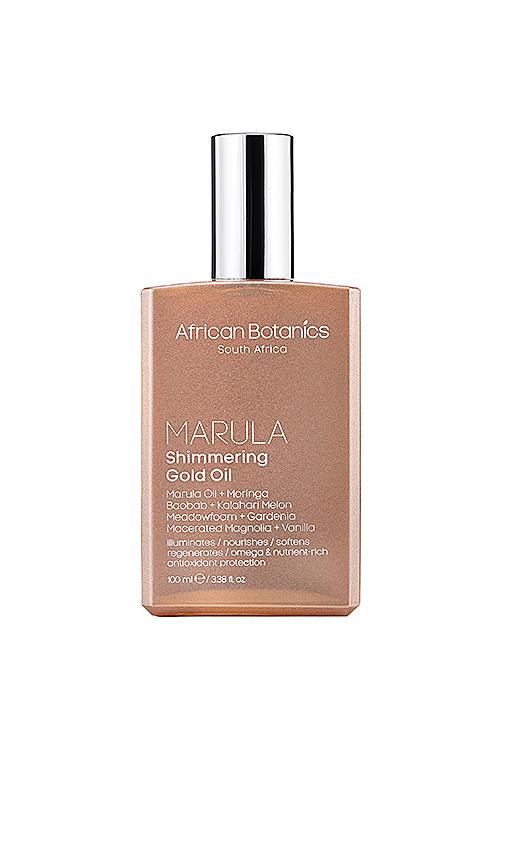 African Botanics Marula Shimmering Gold Oil In Beauty Na