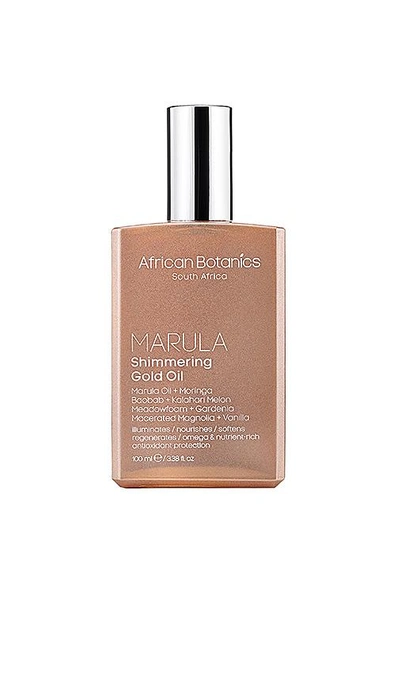 Shop African Botanics Marula Shimmering Gold Oil In N,a