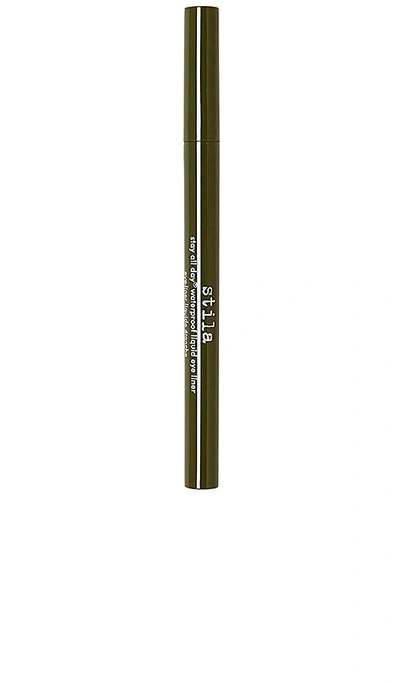 Shop Stila Stay All Day Waterproof Liquid Eye Liner In Olive