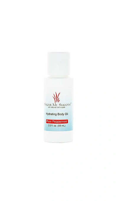 Shop Sugar Me Smooth Pure Peppermint Hydrating Body Oil In Pure Peppermint.