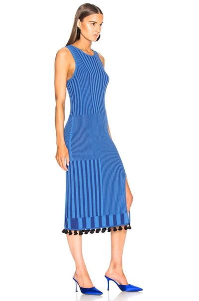 Shop Altuzarra Lutetia Dress In Blue