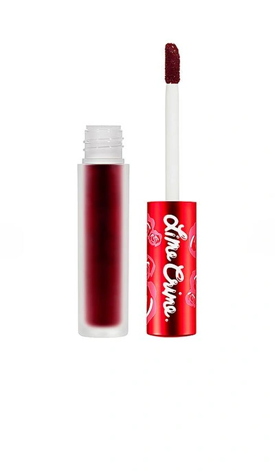 Shop Lime Crime Velvetine Lipstick In Wicked