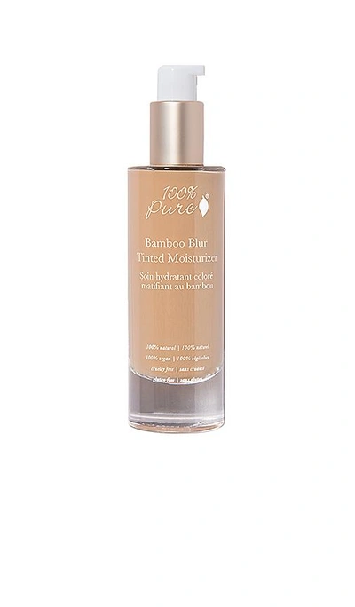 Shop 100% Pure Bamboo Blur Tinted Moisturizer In Toffee