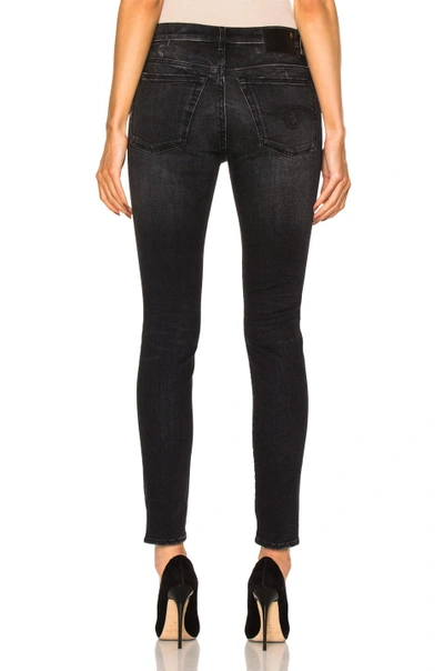 Shop R13 High Rise Skinny In Black Marble