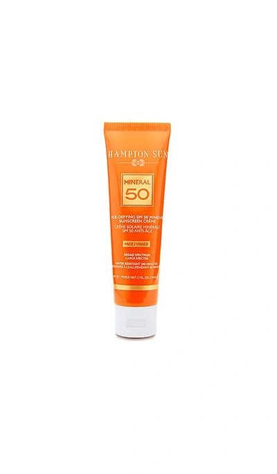 Hampton Sun Age-defying Spf50 Mineral Crème Sunscreen For Face, 50ml In N,a
