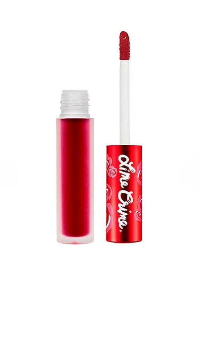 Lime Crime Velvetines Matte Liquid Lipstick In Red Rose | ModeSens