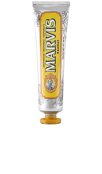 Shop Marvis Rambas Toothpaste In N,a