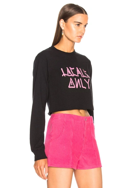 Locals Only Cropped Tee