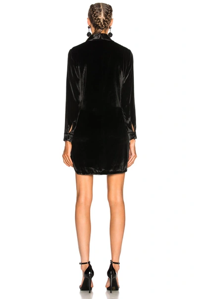 Shop Michelle Mason Wrap Jacket Dress In Black