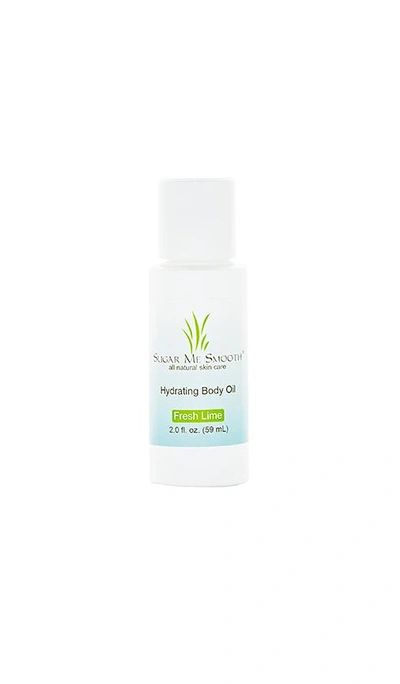 Shop Sugar Me Smooth Fresh Lime Hydrating Body Oil In Fresh Lime.