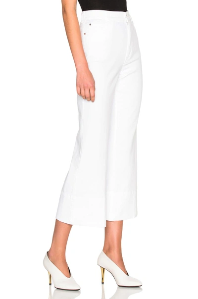 Shop Stella Mccartney High Waisted Crop Trousers In White