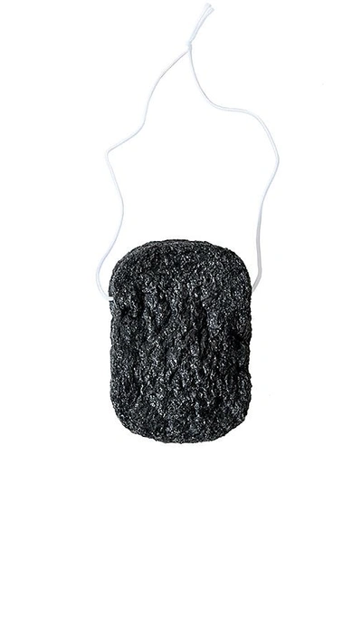 Shop Morihata Binchotan Charcoal Facial Puff In Black. In N,a