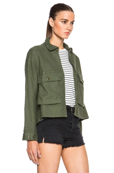 Shop The Great Swingy Army Jacket In Beat Up Army