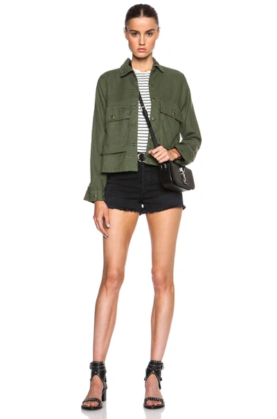 Shop The Great Swingy Army Jacket In Beat Up Army