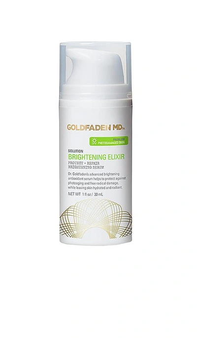 Shop Goldfaden Md Brightening Elixir Protect + Repair Serum In N,a