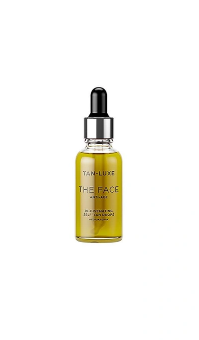 Shop Tan-luxe The Face Anti-age Rejuvenating Self-tan Drops In Medium,dark