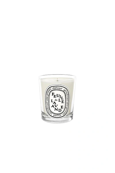 Shop Diptyque Feuille De Lavande Scented Candle In N,a