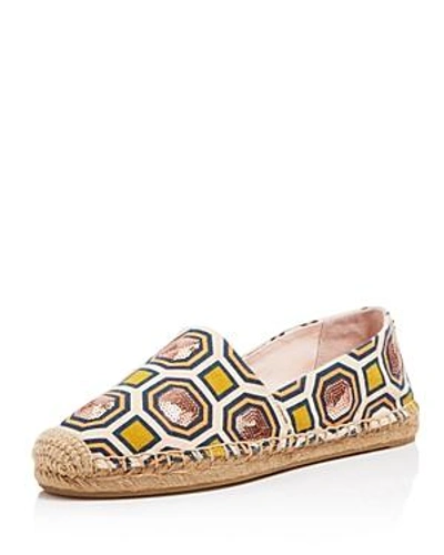 Shop Tory Burch Women's Cecily Embellished Espadrilles In Ballet Pink