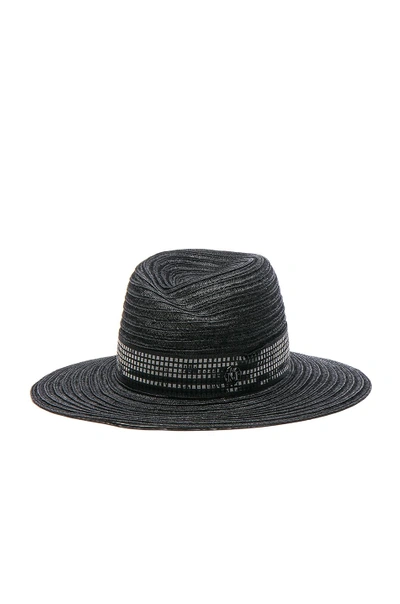Shop Maison Michel Virginie Hat In Black