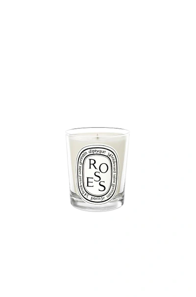 Shop Diptyque Roses Scented Candle In N,a