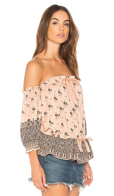 Shop Spell & The Gypsy Collective Lionheart Off Shoulder Top In Pink