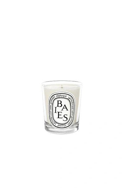 Shop Diptyque Baies Scented Candle In N,a