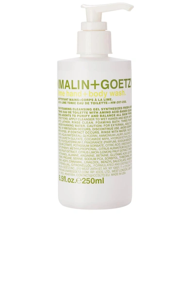 Shop Malin + Goetz Lime Hand + Body Wash In N,a