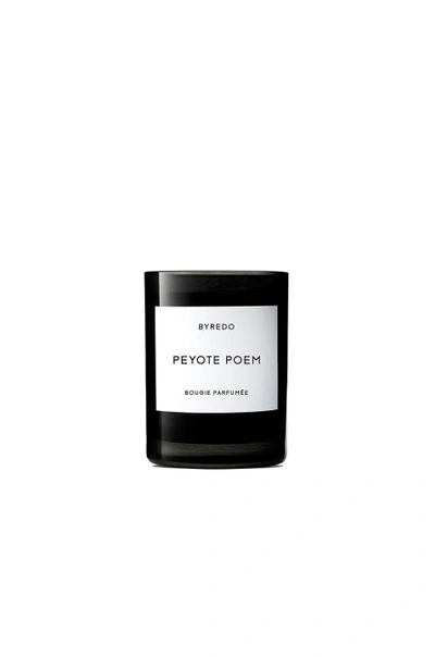 Shop Byredo Peyote Poem Scented Candle In N,a