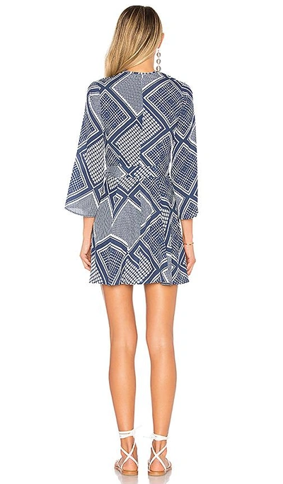 Shop Two Arrows Ty Dress In Blue