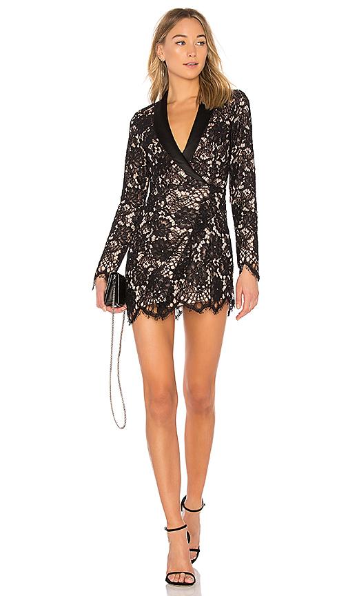lace tuxedo dress