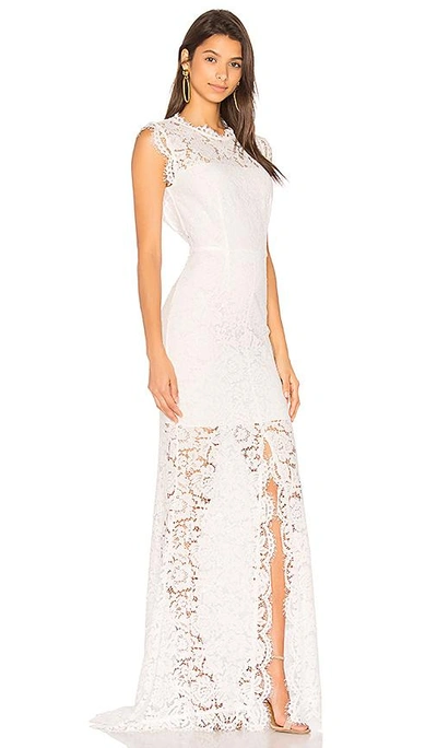 Shop Rachel Zoe Estelle Cut Out Back Maxi Dress In White